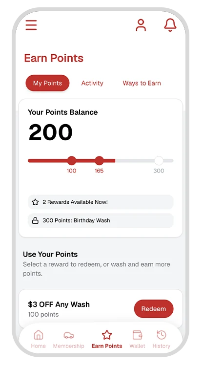 Momentum rewards app
